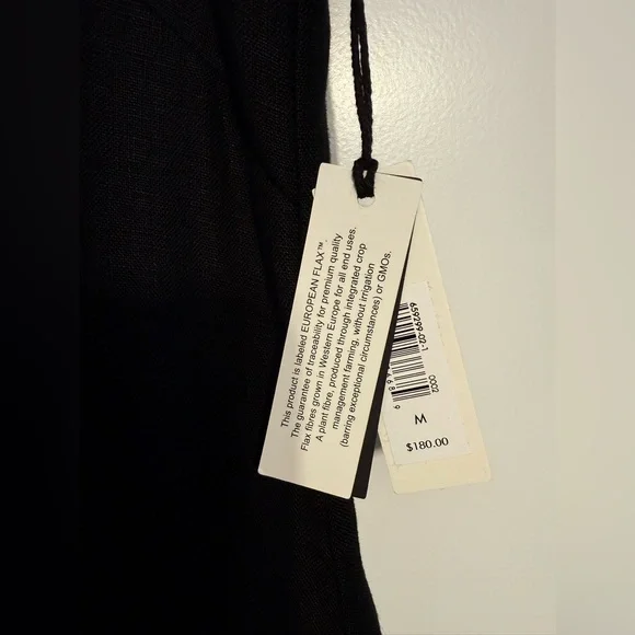 BANANA REPUBLIC Linen V-Neck Maxi Dress NWT - M - Picture 8 of 16